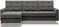 Image Canapea colțar Magnifico Meble Elma LL Bonell Lux 06 Dark Grey