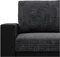 Image Диван угловой Magnifico Meble Luna LL Lawa 17/Real 11 Right Dark Grey/Black