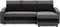 Image Диван угловой Magnifico Meble Orion LL Bonell Mikrofaza 27/15 R Grey/Black