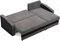 Image Диван угловой Magnifico Meble Orion LL Bonell Mikrofaza 27/15 R Grey/Black
