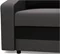 Image Диван угловой Magnifico Meble Orion LL Bonell Mikrofaza 27/15 R Grey/Black