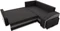Image Диван угловой Magnifico Meble Grande LShelf/RPuffs Bonell Mikrofaza 15/27 R Black/Grey