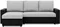 Image Canapea Magnifico Meble colțar Luna LL Lawa 9/Real 11 Left Light Grey/Black