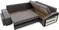 Image Диван угловой Magnifico Meble Grande RShelf/LPuffs Bonell Mikrofaza 27/15 RGrey/Black