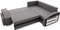 Image Диван угловой Magnifico Meble Grande RShelf/LPuffs Bonell Mikrofaza 27/15 RGrey/Black