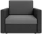 Image Fotoliu Space Meble Amerykanka Heven 80 Sawana 21/05 Gray/Gray Dark