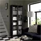 Image Книжный шкаф Ikea Billy/Oxberg стеклянные дверцы Имитация Черного Дуба