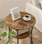 Image Журнальный столик Vasagle LET56BX Rustic Brown/Ink Black