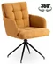 Image Scaun Mebel Elite Akita Mustard/Black