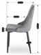 Image Scaun Mebel Elite Bari Grey/Black