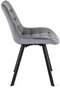 Image Scaun Mebel Elite Rick Grey/Black