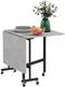 Image Стол складной Homcom 83A-049V80GY Grey/Black