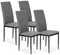 Image Set de scaune Modern Home KJC007 Grey