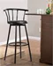 Image Set de scaune de bar Costway JV11026 Black