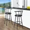 Image Set de scaune de bar Costway JV11026 Black