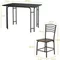 Image Set de dining Costway HW66275 1+4 Black