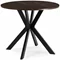 Image Стол Mebel Elite Lauren 80 Walnut/Black