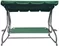 Image Скамья-качели с тентом 2в1 Ramiz Swing Seat Braid Green Butterflies