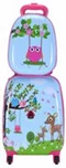 Image Чемодан + рюкзак Costway BG51215, Blue/Pink