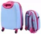 Image Чемодан + рюкзак Costway BG51215, Blue/Pink