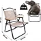 Image Складной стул Carruzzo Delux L66E2 Beige/Black