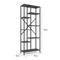 Image Стеллаж Nex Loft Cascade 1780x700x300 мм, 7 полок, Anthracite