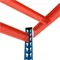 Image Стеллаж Nex Titan 1800x1400x600 мм, 4 полки, Blue/Orange