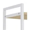Image Стеллаж Nex Loft 1700x800x350 мм, 5 полок, White/ Oak Artisan