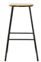 Image Scaun de bar Jumi, Oak Artisan/Black
