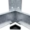 Image Стеллаж Nex Standard 2200x1100x450 мм, 5 полок MDF, оцинкованный
