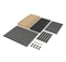 Image Стеллаж Nex Budget 1800x900x400 mm, 5 полок, antracit
