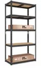 Image Стеллаж Nex Budget 1800x900x400 mm, 5 полок, antracit