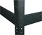 Image Стеллаж Nex Budget 1800x900x400 mm, 5 полок, antracit