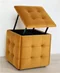 Image Fotoliu moale Nex Home Cub Transformer 5 scaune in 1  N39, Galben mustar