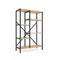 Image Стеллаж Nex Loft Cascade 1090x700x300 mm, 5 полок, Antracite / Oak Artisan