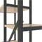 Image Стеллаж Nex Loft Cascade 1090x700x300 mm, 5 полок, Antracite / Oak Artisan