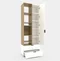Image Dulap cu uși batante Nex Home A001L, White Snow/Oak Artisan