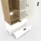 Image Dulap cu uși batante Nex Home A001L, White Snow/Oak Artisan