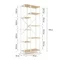 Image Raft Nex Loft Cascade 1780x700x300 mm, 7 rafturi,  White / Oak Artisan