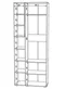 Image Dulap cu uși batante Nex Home A003L, Anthracit/Cashmere