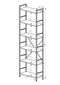 Image Raft Nex Loft 1800x600x240 mm, 6 rafturi, Anthracite