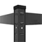 Image Raft Nex Budget 1800x400x400 mm, 5 rafturi, Antracit