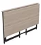 Image Офисный стол Nowy Styl FOLD 1200 (Вlack/Sonoma)