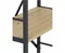 Image Стеллаж Nex Loft 1100x600x240 mm, 4 rafturi,  Anthracite/ Oak Artisan