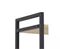 Image Стеллаж Nex Loft 900x800x400 mm, 3 полки, Anthracite/ Oak Artisan