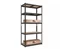 Image Стеллаж Nex Budget 1800x600x400 mm, 5 полок, Antracit