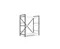 Image Стеллаж Nex Loft 900x800x400 mm, 3 полки,  Anthracite/ White snow