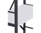 Image Стеллаж Nex Loft 900x800x400 mm, 3 полки,  Anthracite/ White snow