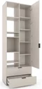 Image Dulap cu usi batante Nex Home A001L, 800x420x2300 mm, Cashmere