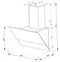 Image Вытяжка Backer SLOPE 60 SNRC (800) WH GL